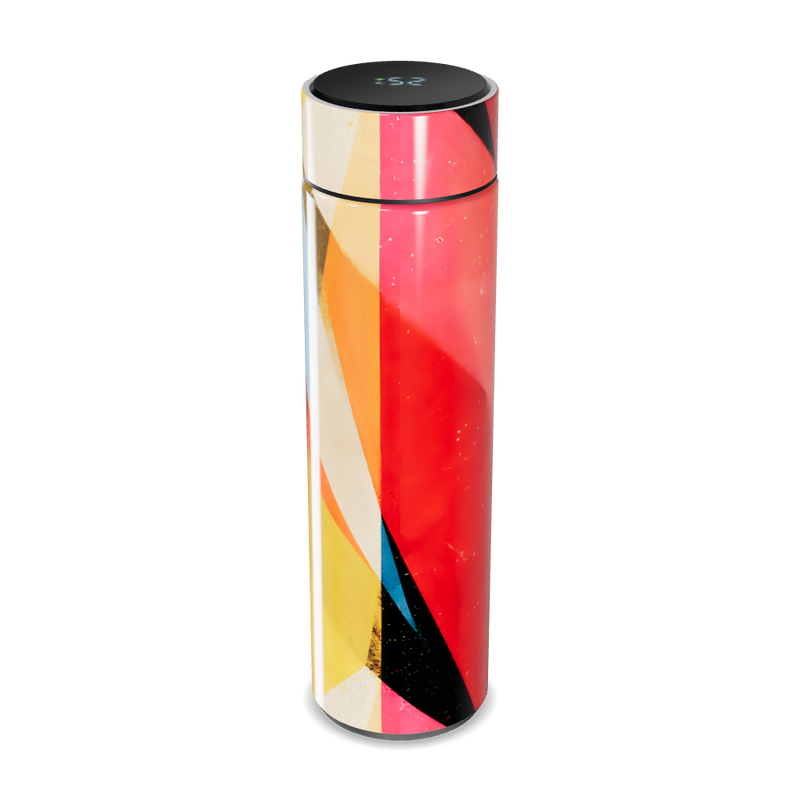 Garrafa Térmica Touch - Multicolorida com Listras