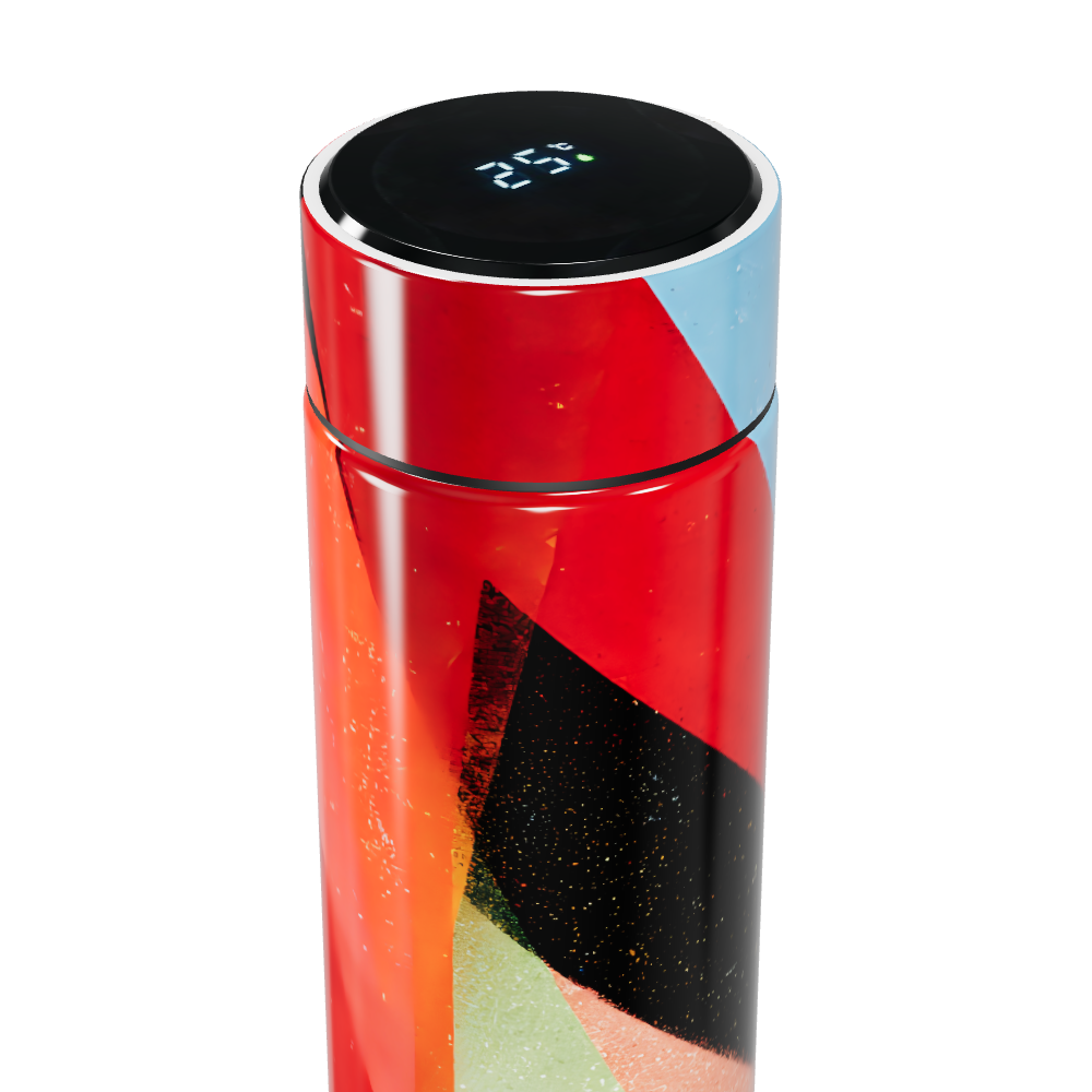 Garrafa Térmica Touch - Multicolorida com Listras