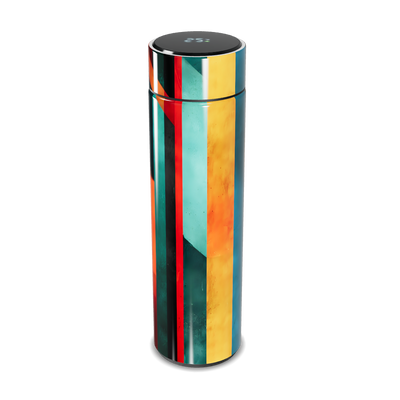 Garrafa Térmica Touch - Colorida com Listras