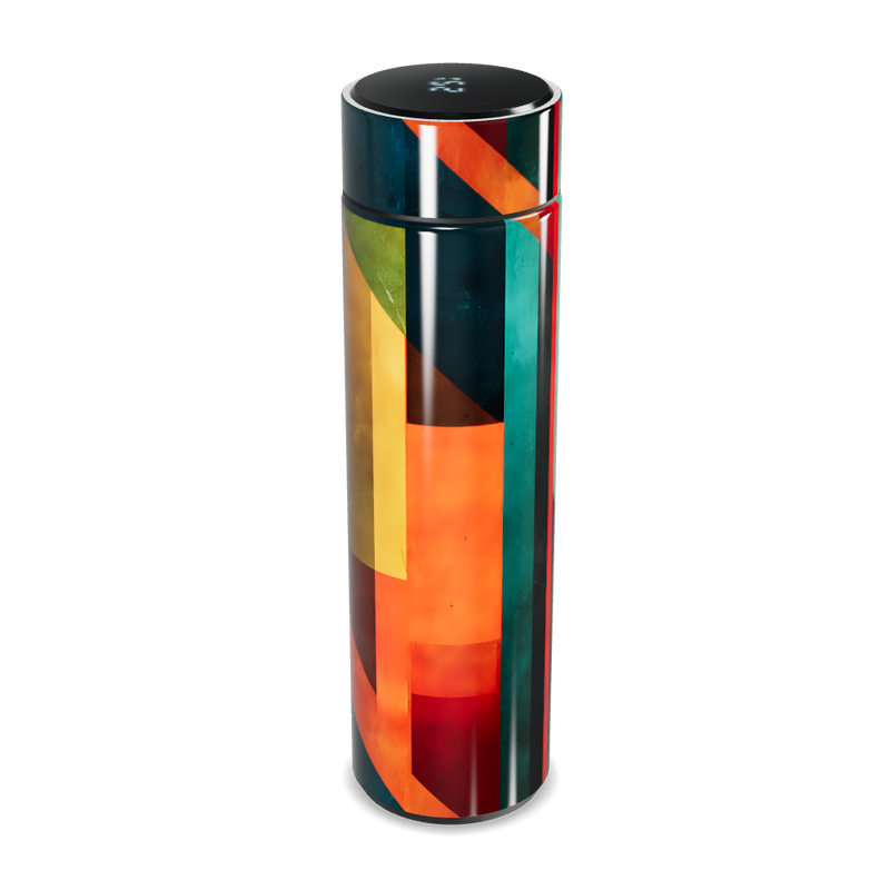 Garrafa Térmica Touch - Colorida com Listras