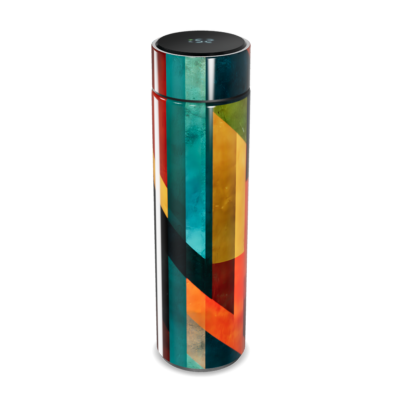 Garrafa Térmica Touch - Colorida com Listras