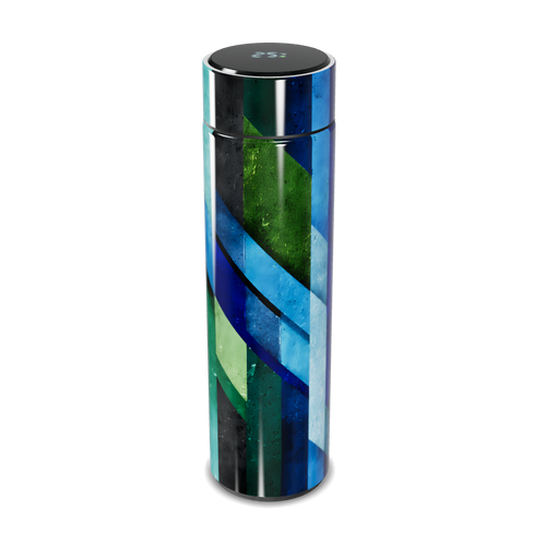 Garrafa Térmica Touch - Azul Verde Estampada