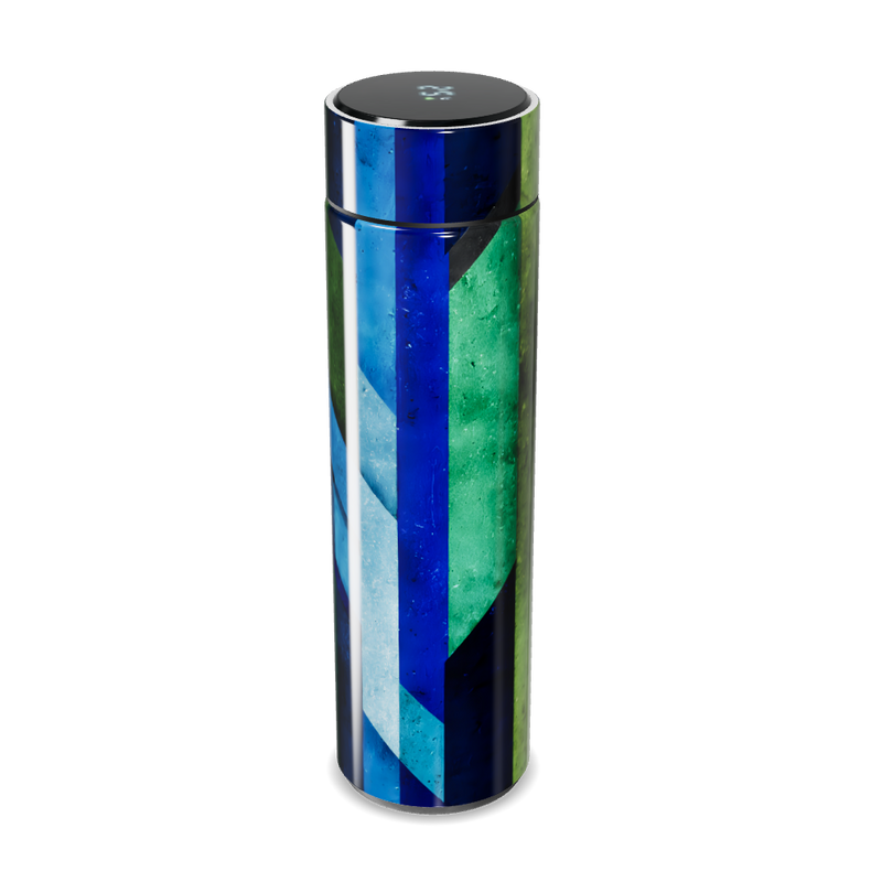 Garrafa Térmica Touch - Azul Verde Estampada