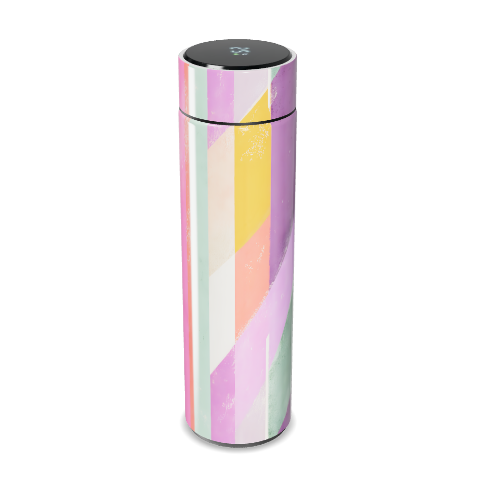 Garrafa Térmica Touch Listrada Colorida