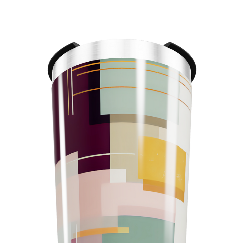 Copo Térmico - Estampa Geométrica Colorida