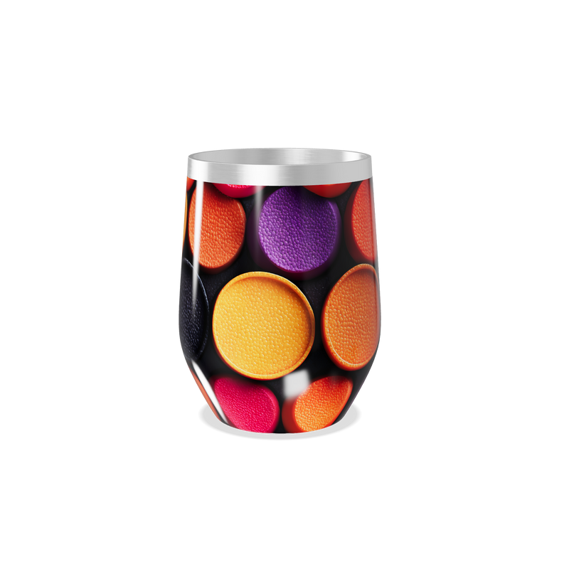 Copo Térmico Slim - Estampa Colorida Vibrante