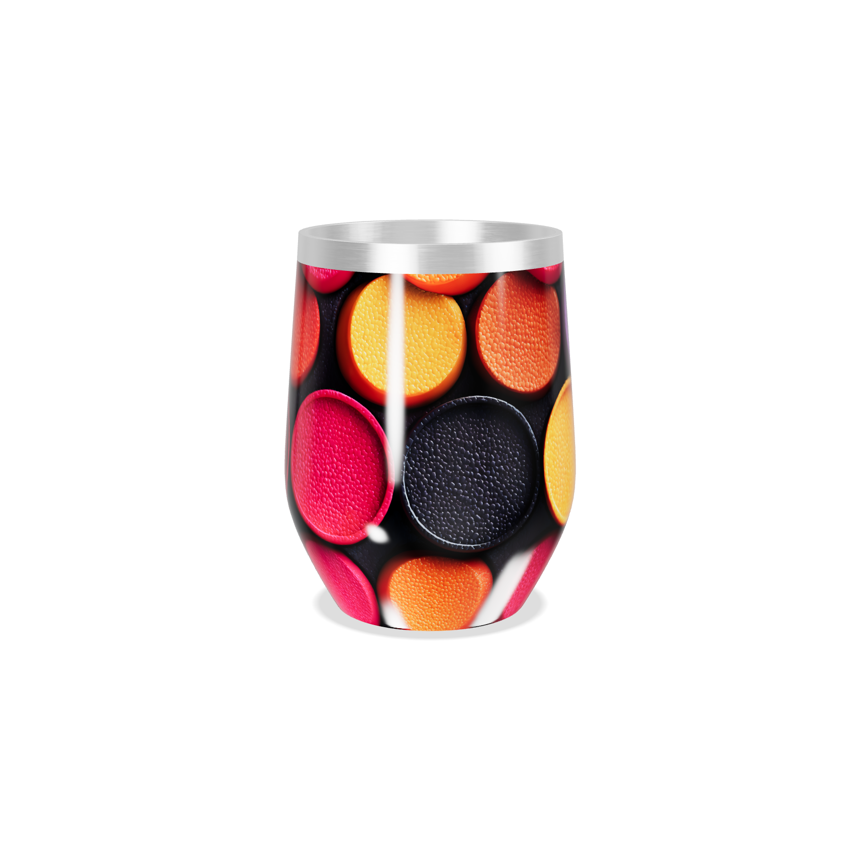 Copo Térmico Slim - Estampa Colorida Vibrante