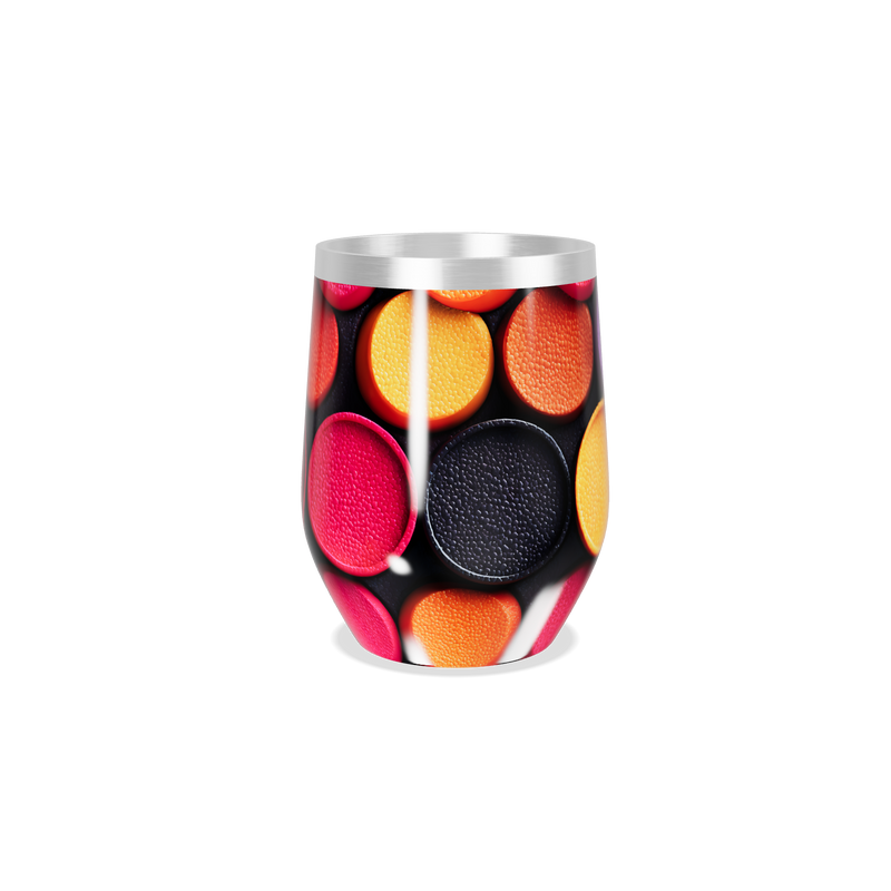 Copo Térmico Slim - Estampa Colorida Vibrante