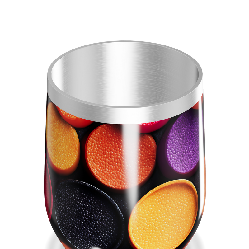 Copo Térmico Slim - Estampa Colorida Vibrante