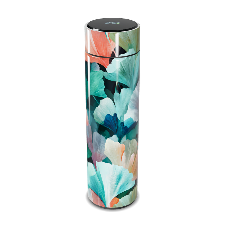 Garrafa Térmica Touch - Floral Colorida Inox