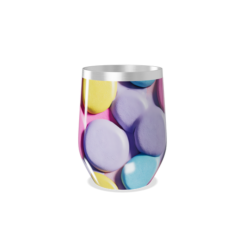 Copo Térmico Slim - Estampa Colorida Pastel