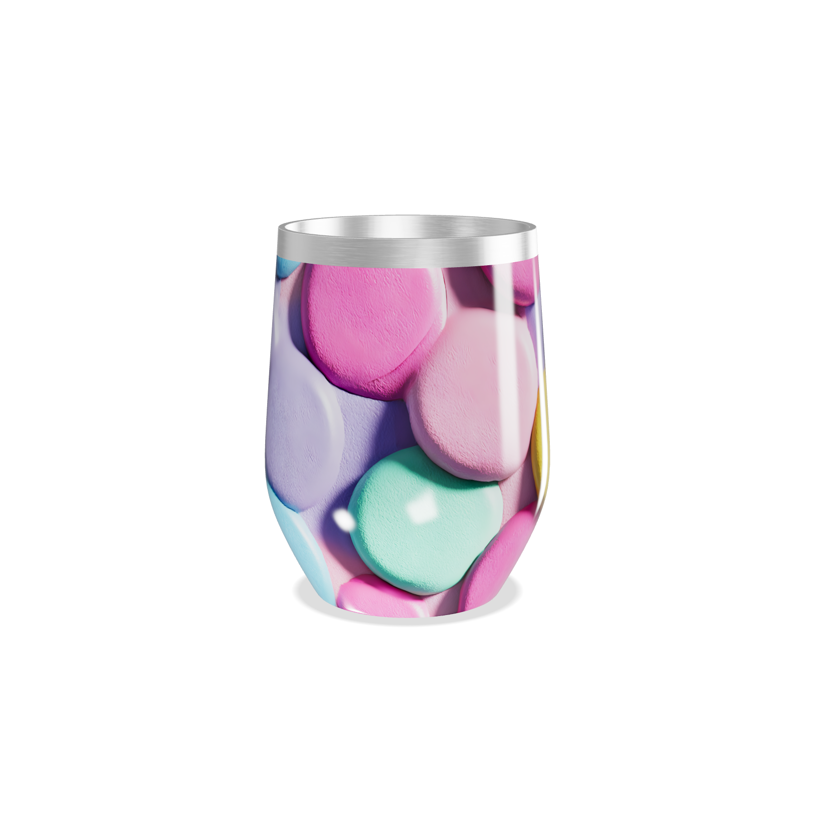 Copo Térmico Slim - Estampa Colorida Pastel