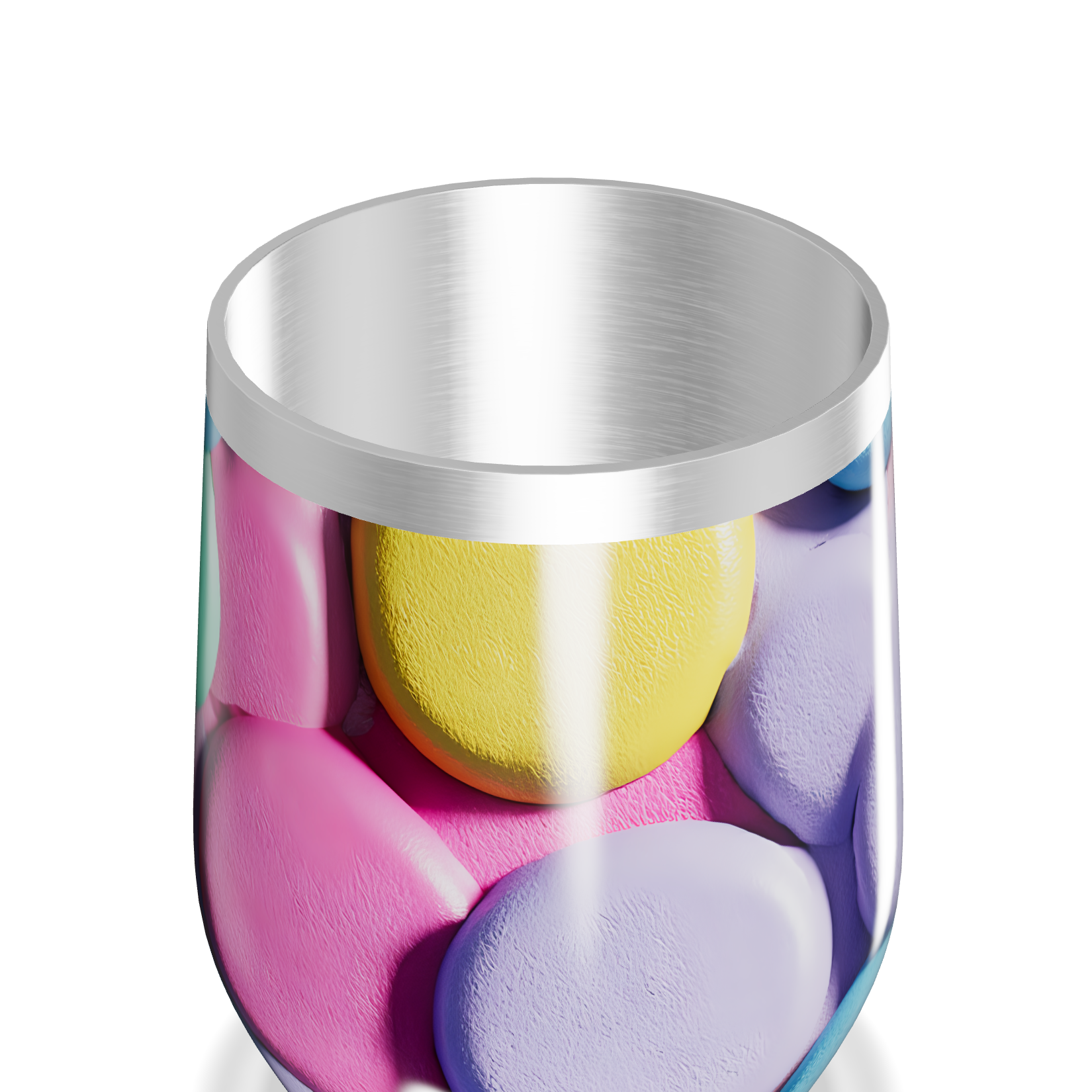 Copo Térmico Slim - Estampa Colorida Pastel