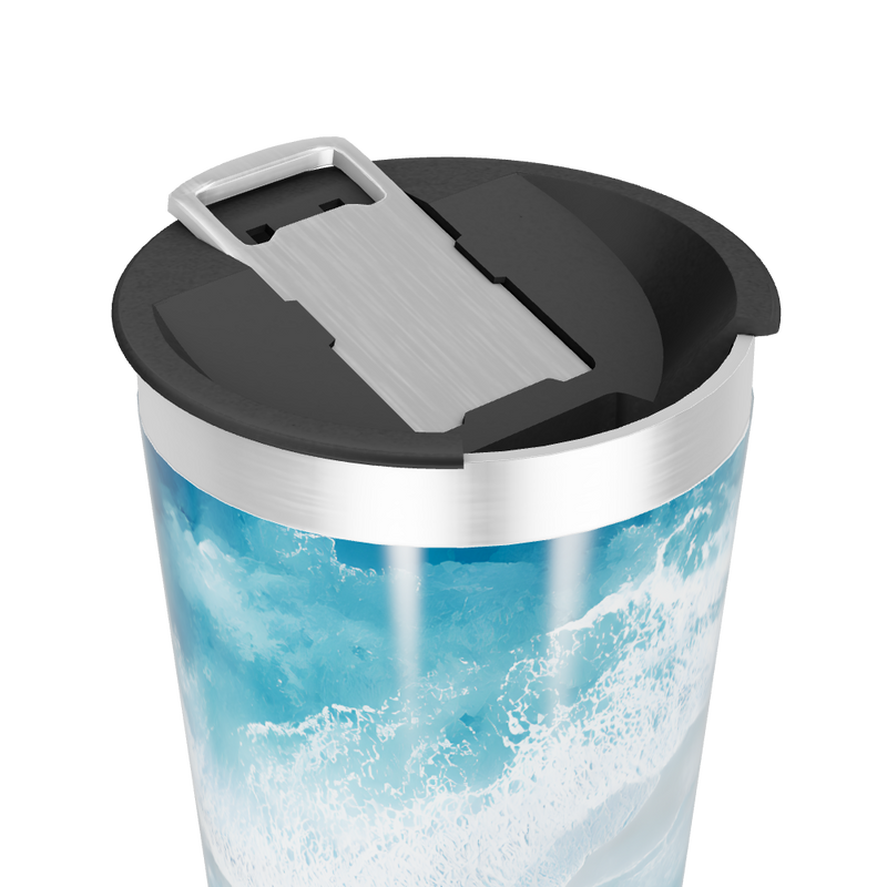 Copo Térmico - Estampa Oceano Azul