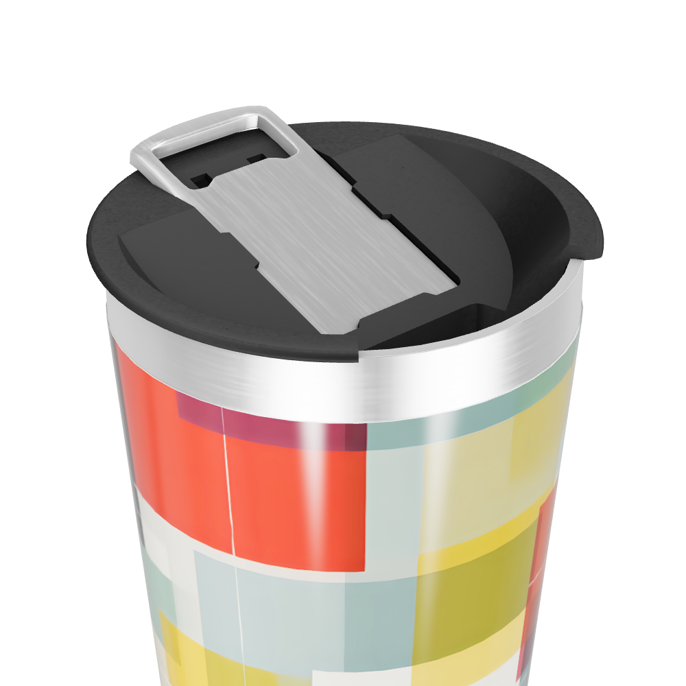 Copo Térmico - Estampa Colorida Geométrica