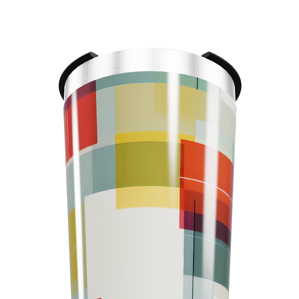 Copo Térmico - Estampa Colorida Geométrica