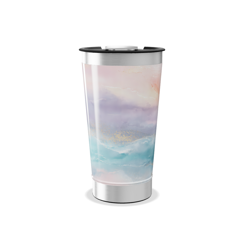 Copo Térmico - Estampa Pastel Aquarela