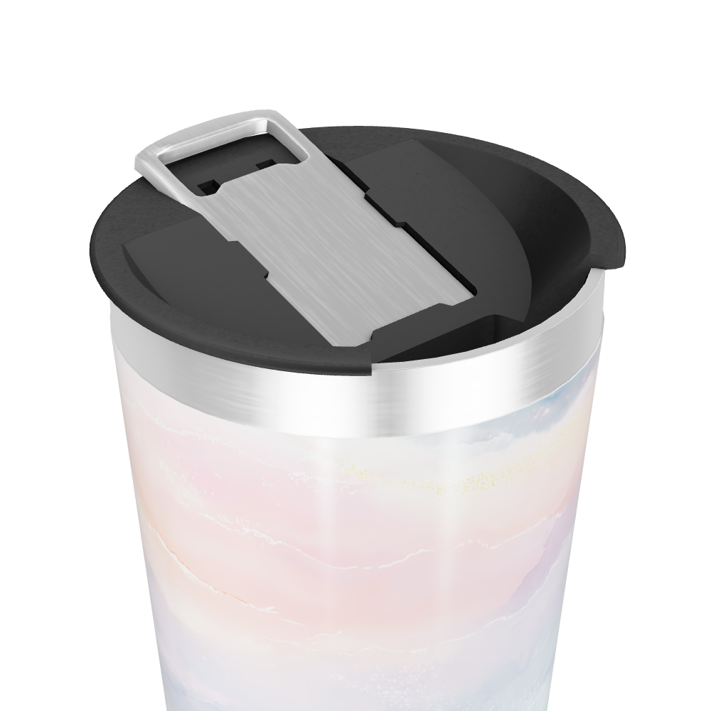 Copo Térmico - Estampa Pastel Aquarela