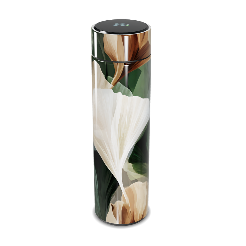 Garrafa Térmica Touch - Floral com Visor Digital
