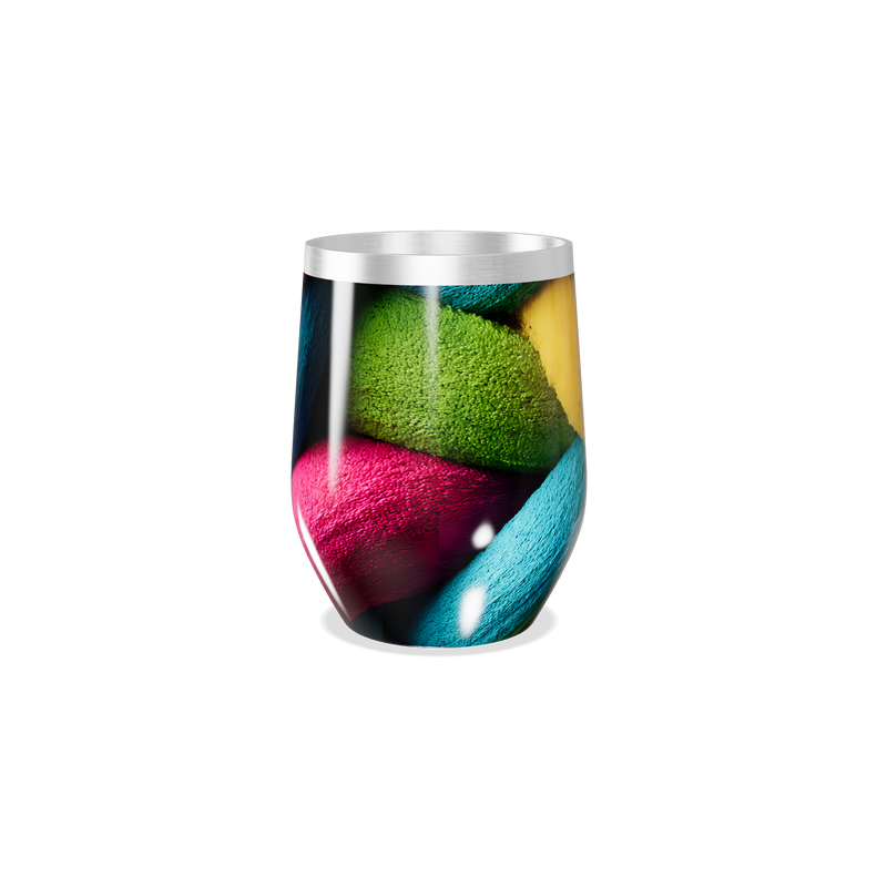 Copo Térmico Slim - Transparente com Cores Vivas