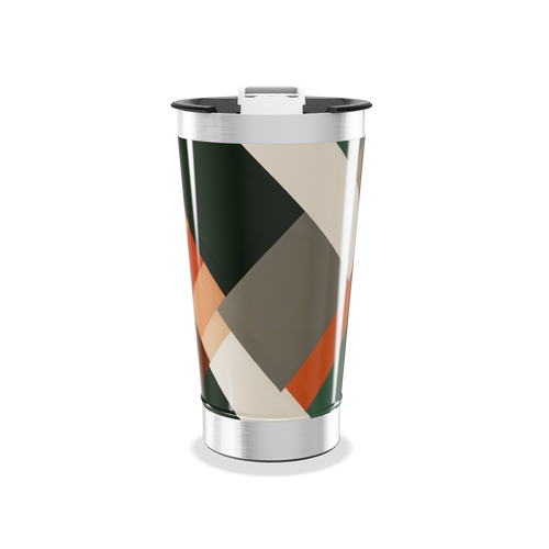 Copo Térmico - Estampa Geométrica Colorida