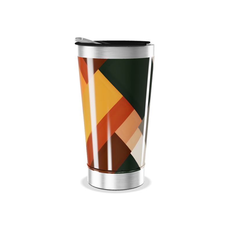 Copo Térmico - Estampa Geométrica Colorida