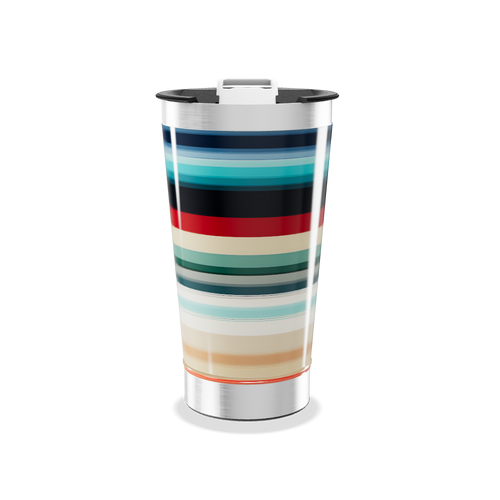 Copo Térmico - Listras Coloridas