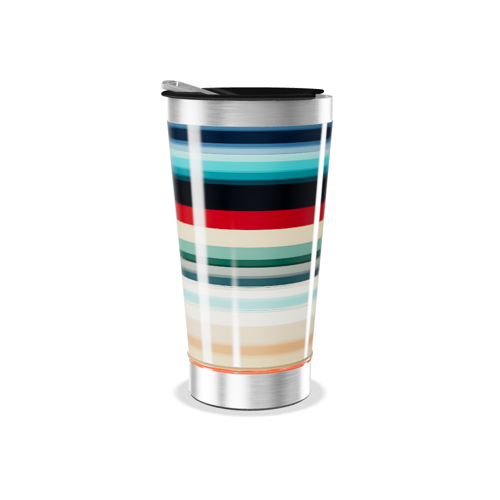Copo Térmico - Listras Coloridas