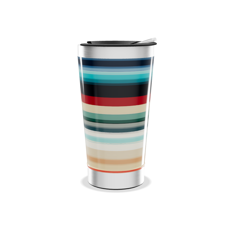 Copo Térmico - Listras Coloridas