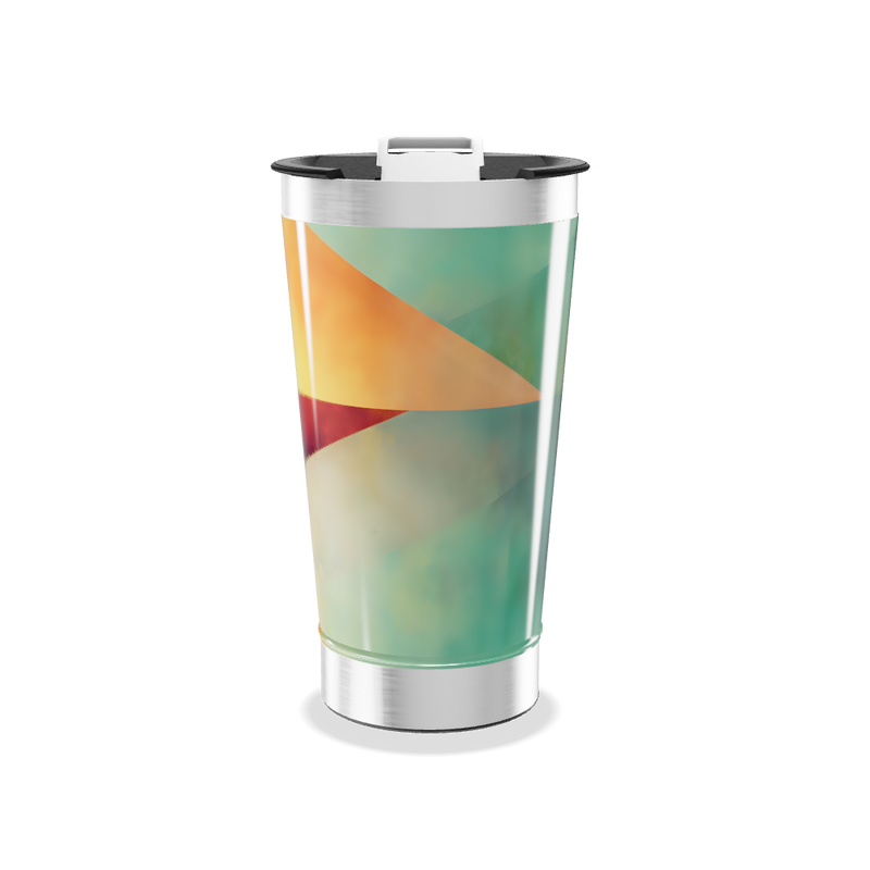 Copo Térmico - Estampa Geométrica Colorida