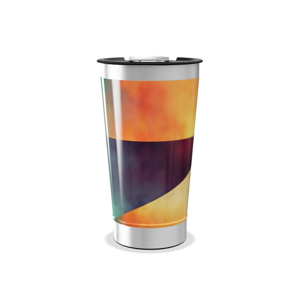 Copo Térmico - Estampa Geométrica Colorida