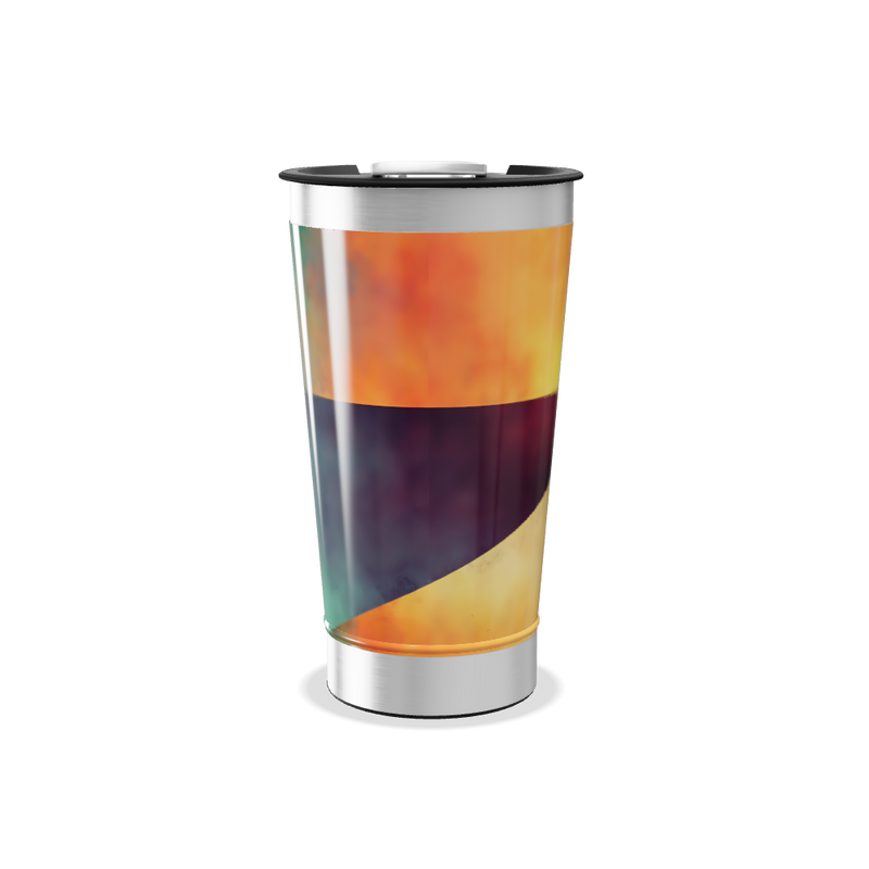 Copo Térmico - Estampa Geométrica Colorida