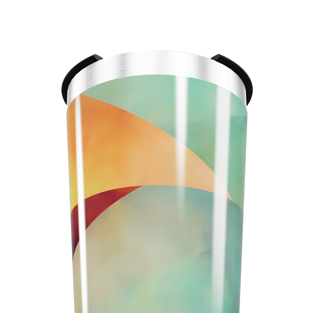 Copo Térmico - Estampa Geométrica Colorida