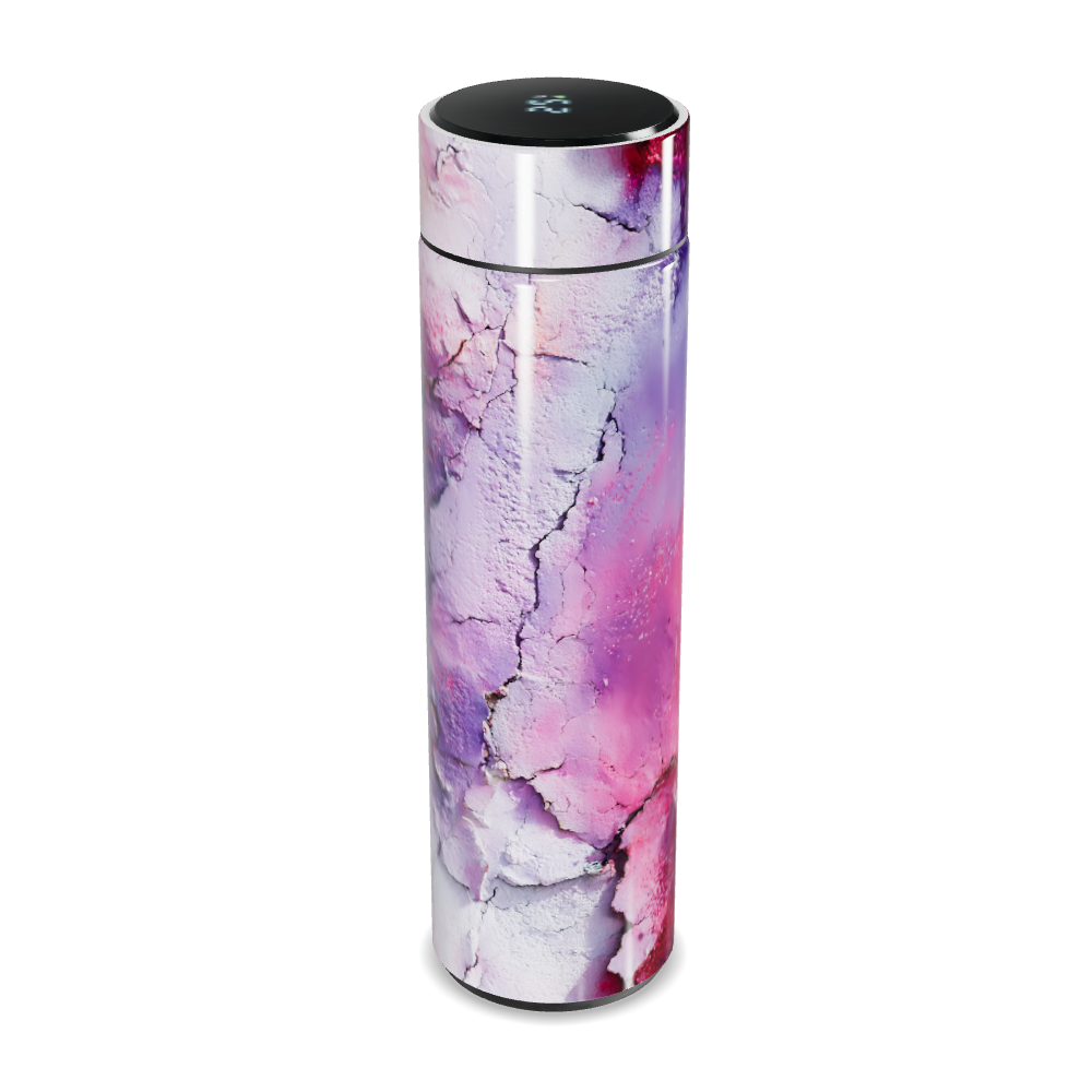 Garrafa Térmica Touch - Estampa Abstrata Colorida