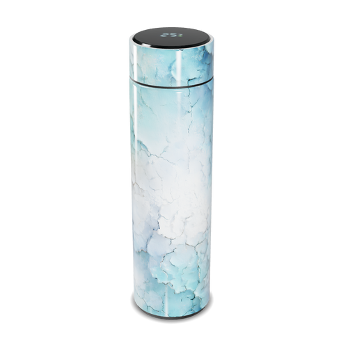 Garrafa Térmica Touch Mármore Azul