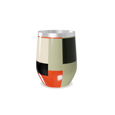 Copo Térmico Slim - Estampa Geométrica Colorida