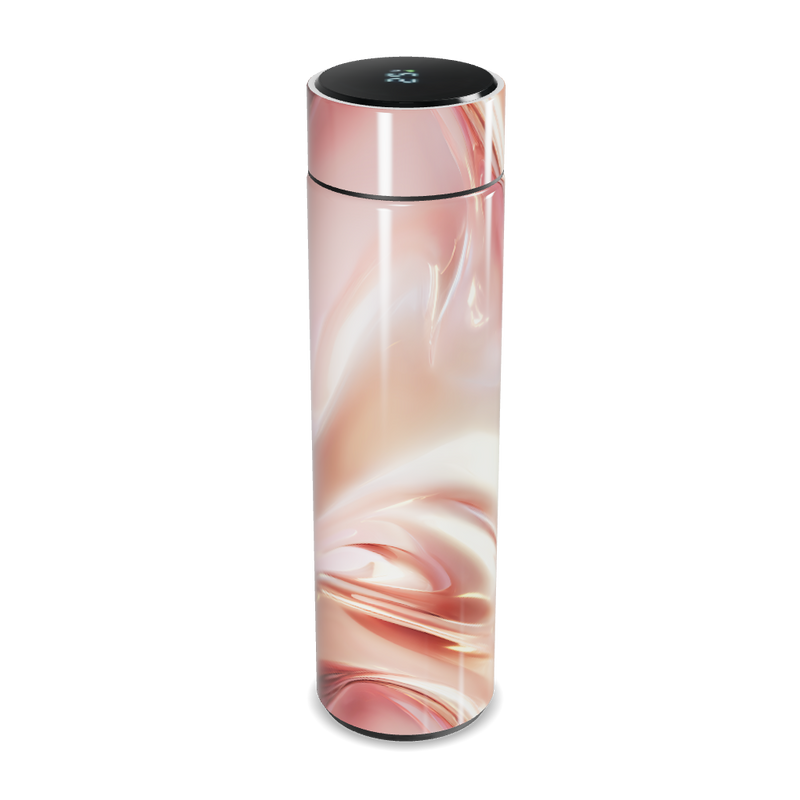 Garrafa Térmica Touch - Marmorizada Rosa Digital