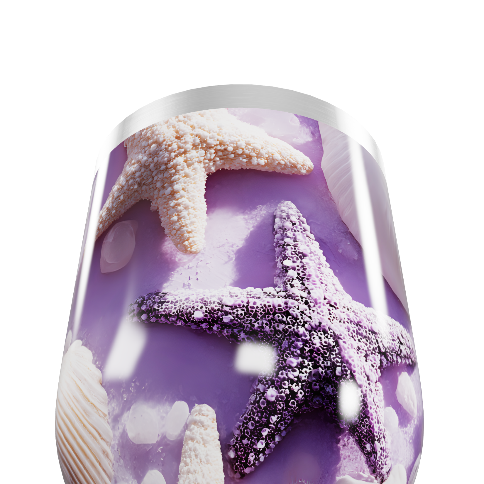 Copo Térmico Slim - Estrelas do Mar Roxo