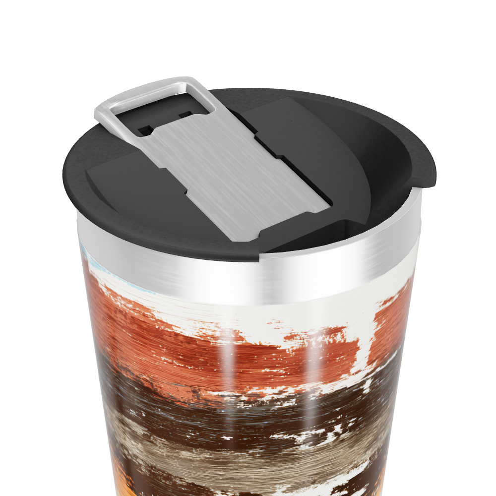 Copo Térmico - Design Colorido Aço Inox