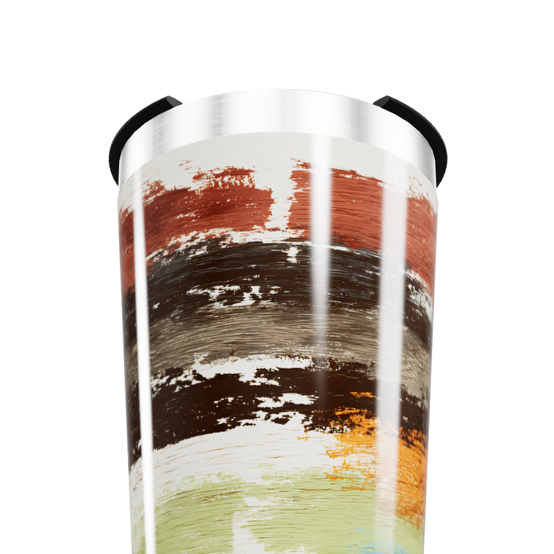 Copo Térmico - Design Colorido Aço Inox