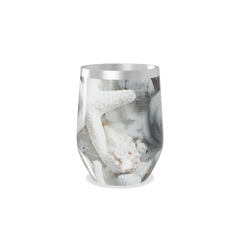 Copo Térmico Slim - Estampa Marinha Conchas