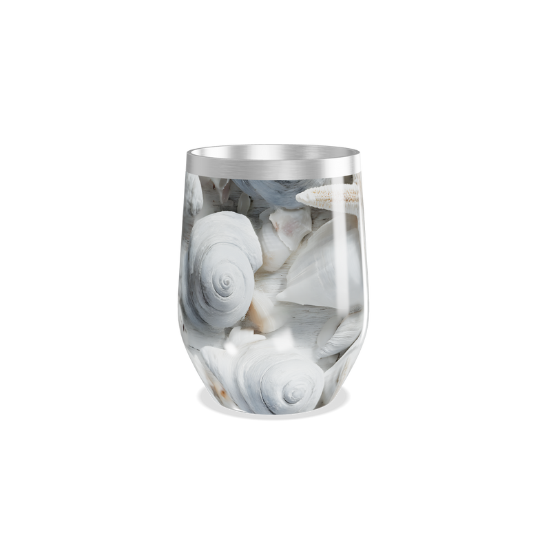 Copo Térmico Slim - Estampa Marinha Conchas