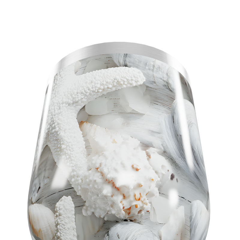 Copo Térmico Slim - Estampa Marinha Conchas