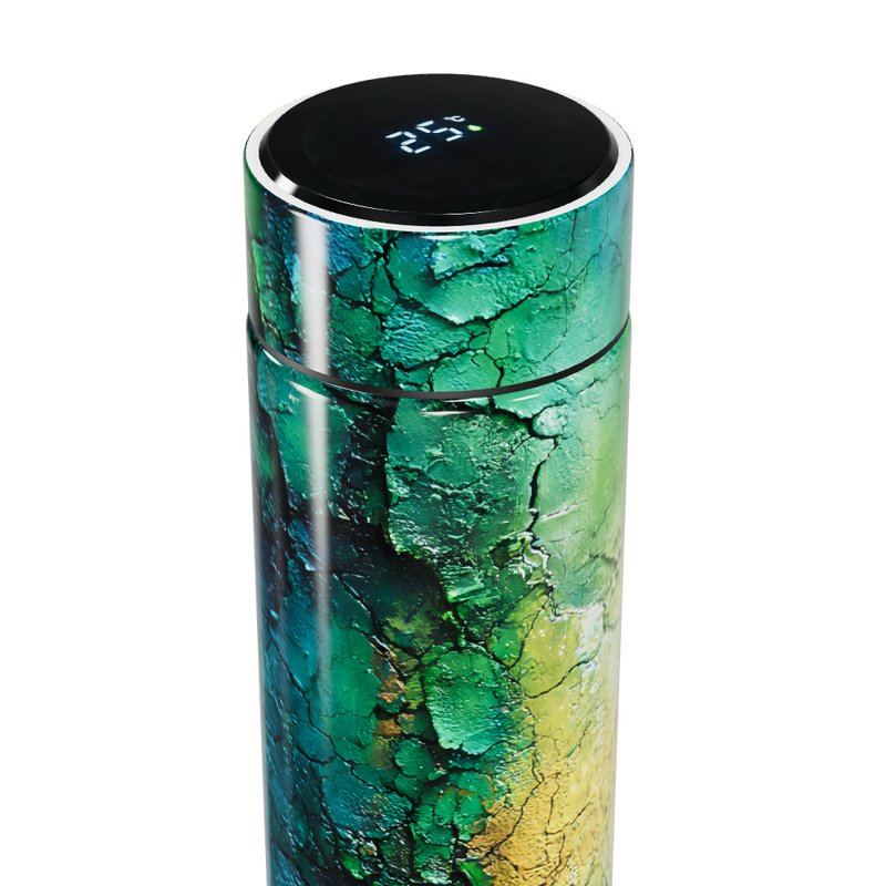 Garrafa Térmica Touch - Verde Texturizada