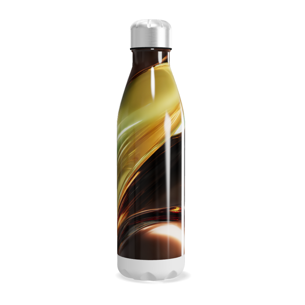 Garrafa Inox - Estampa Abstrata Multicolorida