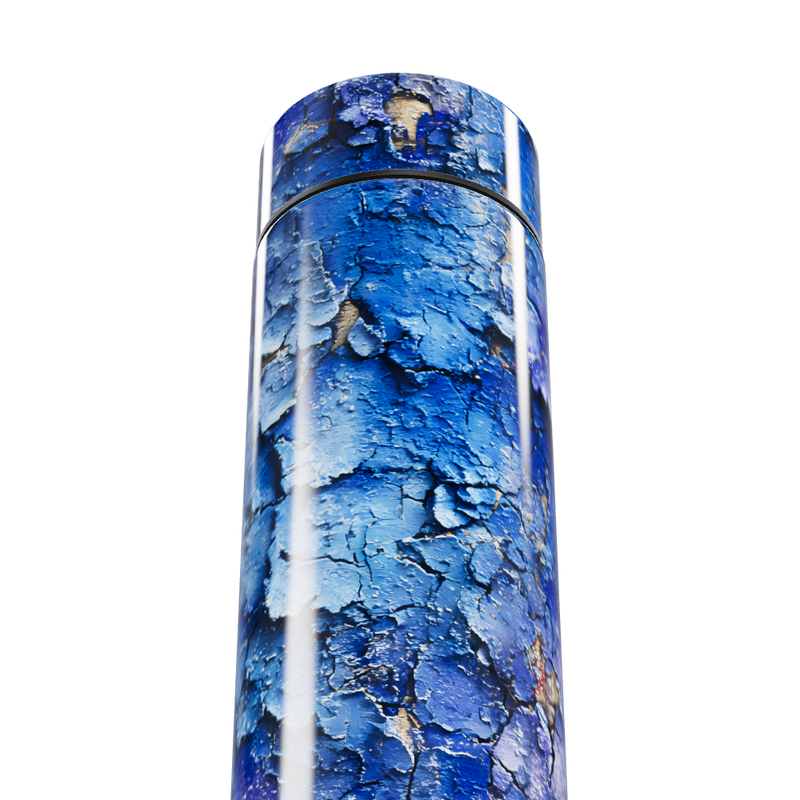 Garrafa Térmica Touch Azul Texturizada