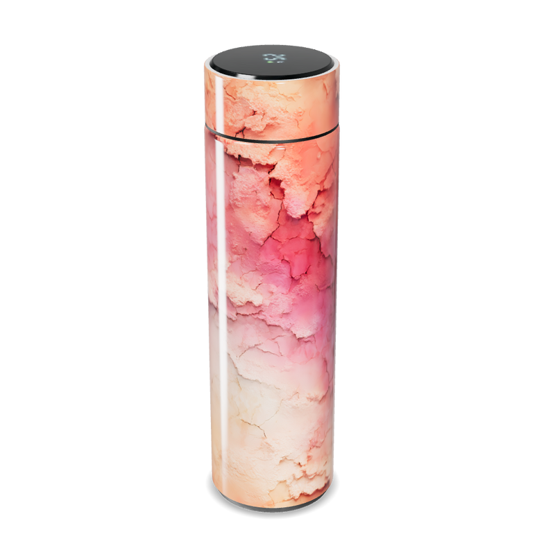 Garrafa Térmica Touch - Estampa Marmorizada Rosa