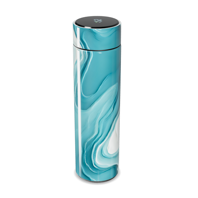 Garrafa Térmica Touch - Azul Mármore Digital