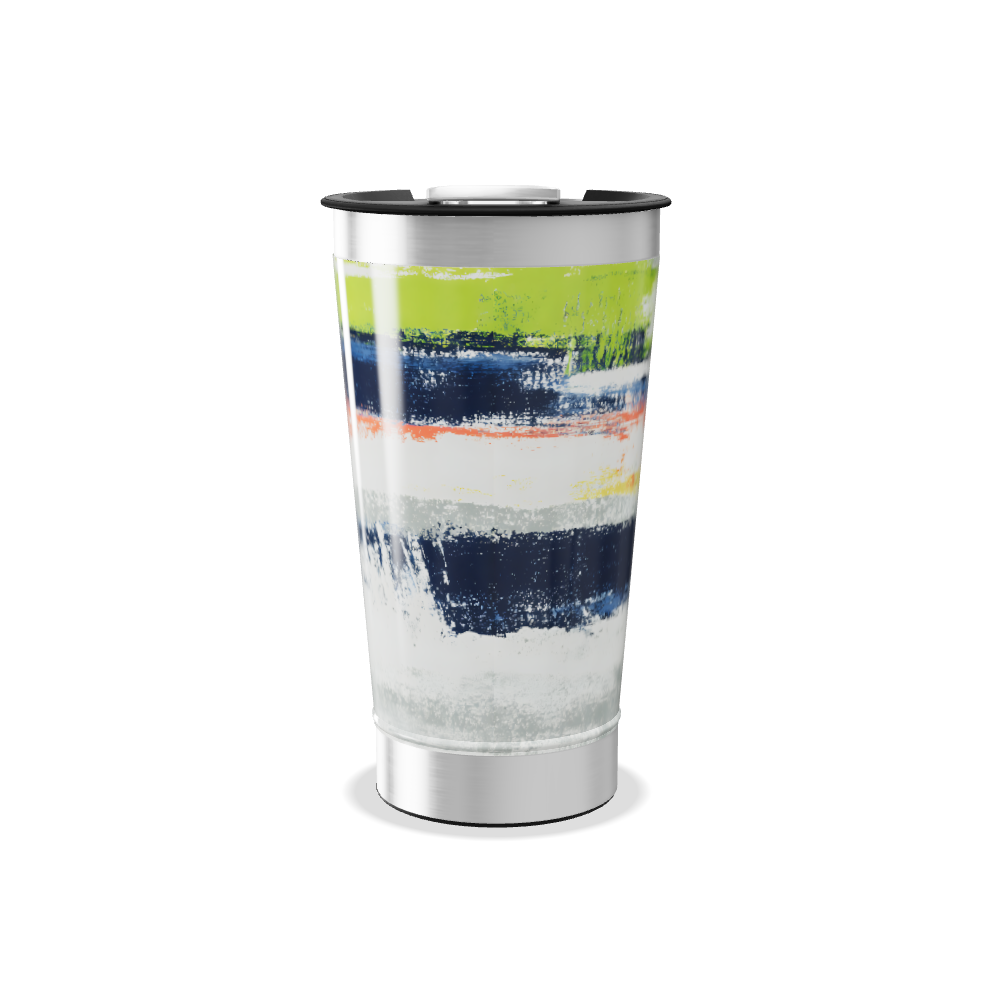 Copo Térmico - Estampa Colorida Abstrata