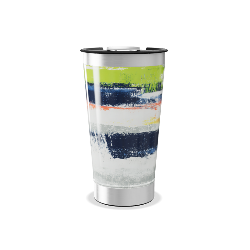 Copo Térmico - Estampa Colorida Abstrata